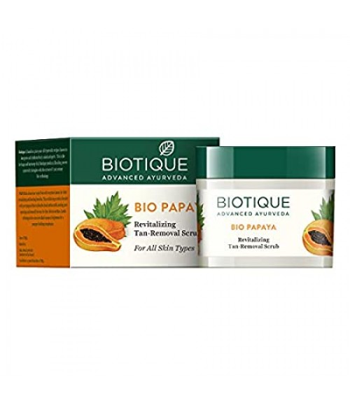 Biotique Bio Papaya Revitalizing Tan-Removal Scrub 75g